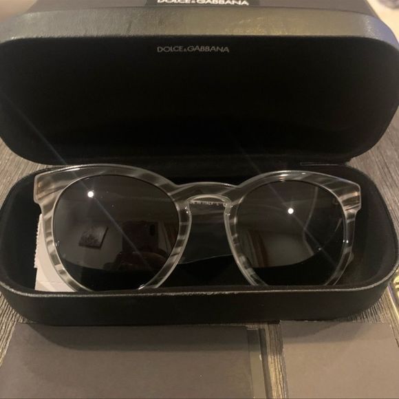 DOLCE Gabbana Striped Sunglasses - Picture 14 of 16